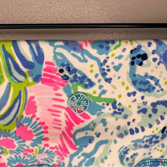 Lilly Pulitzer Luxletic UPF 50+ High Rise Weekender Crop Leggings S - Picture 7 of 9